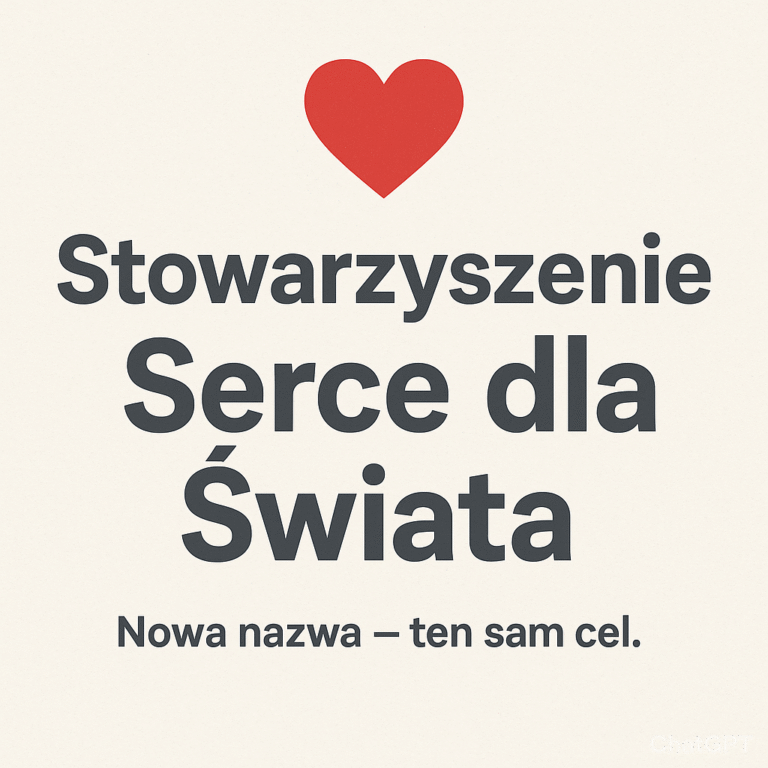 Informacja o zmianie nazwy Stowarzyszenia