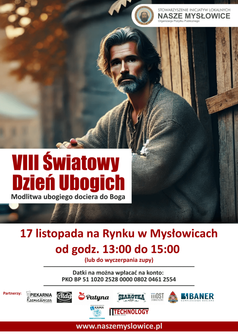 Serdeczne podziękowania dla naszych Partnerów za wsparcie VIII Światowego Dnia Ubogich na antenie Radia ESKA Śląsk 91,1 FM!